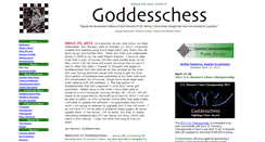 Desktop Screenshot of goddesschess.com