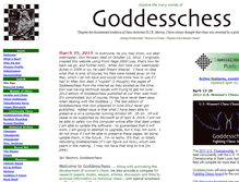 Tablet Screenshot of goddesschess.com
